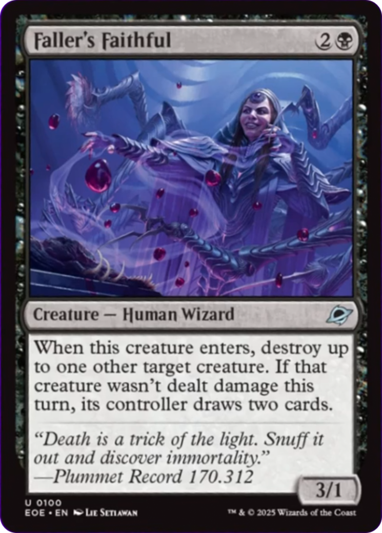 Faller's Faithful [Edge of Eternities] MTG Single Magic: The Gathering | Red Claw Gaming