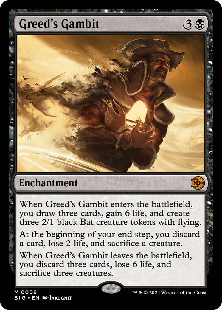 Greed's Gambit [Outlaws of Thunder Junction: The Big Score] MTG Single Magic: The Gathering | Red Claw Gaming