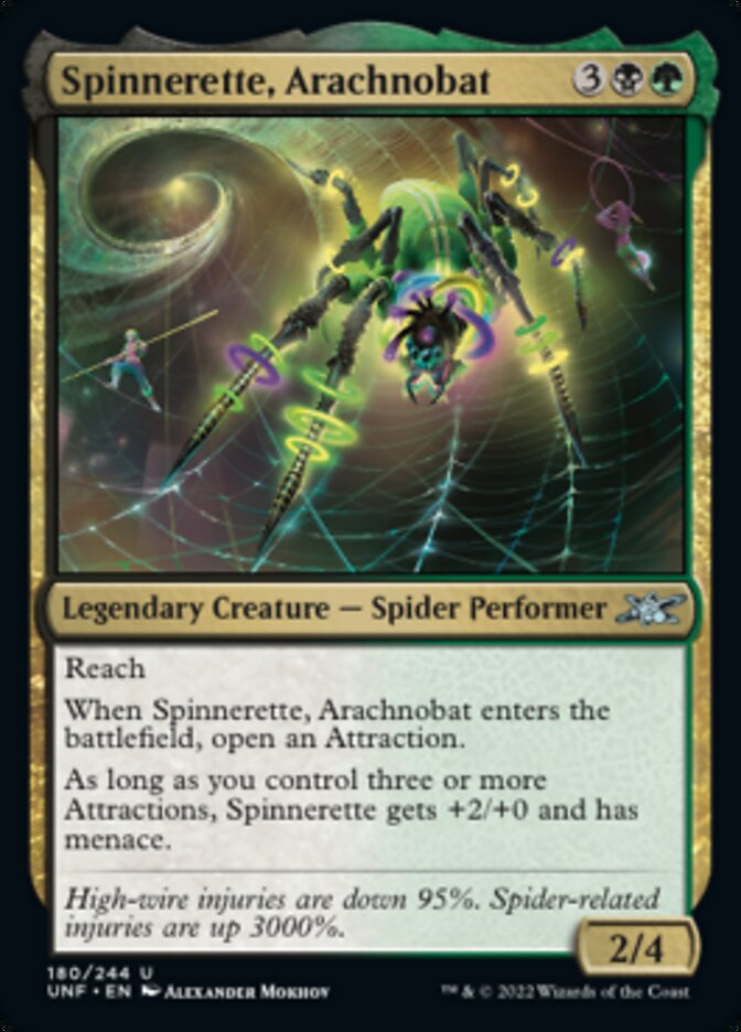 Spinnerette, Arachnobat [Unfinity] MTG Single Magic: The Gathering    | Red Claw Gaming