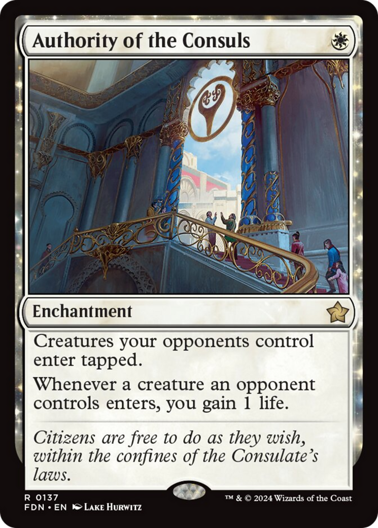 Authority of the Consuls [Foundations] MTG Single Magic: The Gathering | Red Claw Gaming
