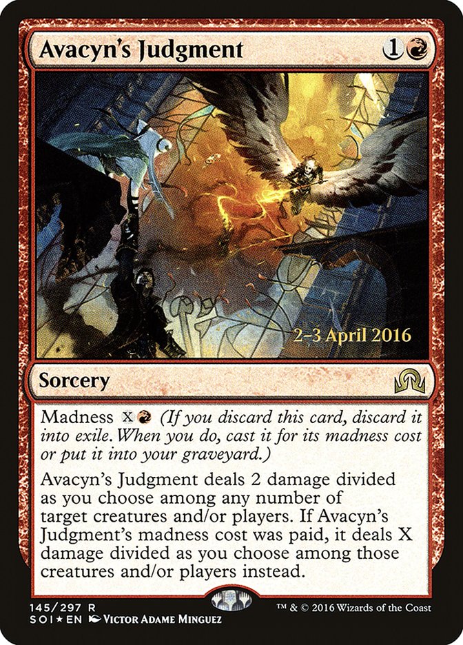 Avacyn's Judgment [Shadows over Innistrad Prerelease Promos] MTG Single Magic: The Gathering | Red Claw Gaming