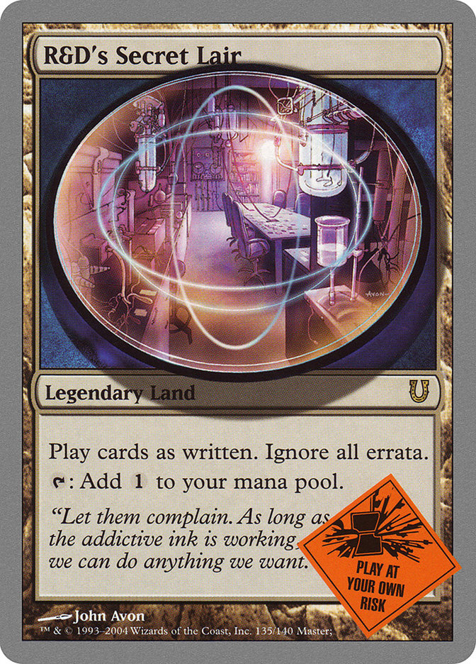 R&D's Secret Lair [Unhinged] MTG Single Magic: The Gathering | Red Claw Gaming