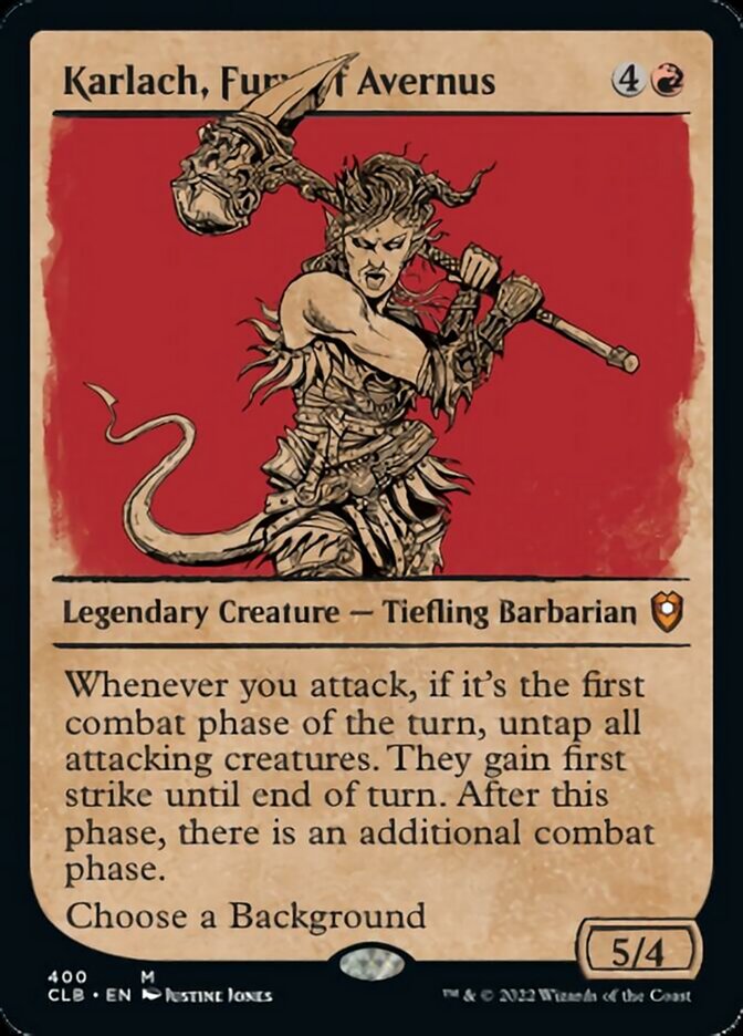 Karlach, Fury of Avernus (Showcase) [Commander Legends: Battle for Baldur's Gate] MTG Single Magic: The Gathering | Red Claw Gaming