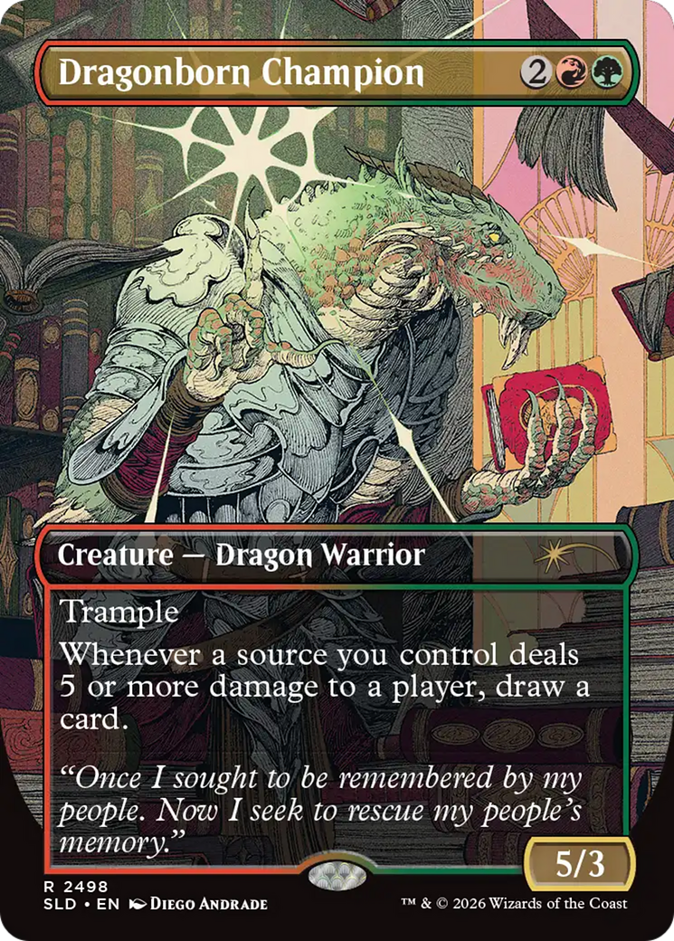 Dragonborn Champion [Secret Lair Drop Series] MTG Single Magic: The Gathering | Red Claw Gaming