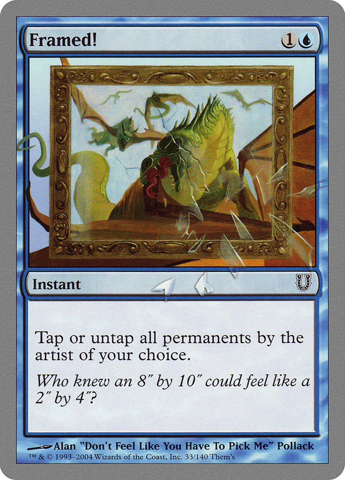 Framed! [Unhinged] MTG Single Magic: The Gathering | Red Claw Gaming