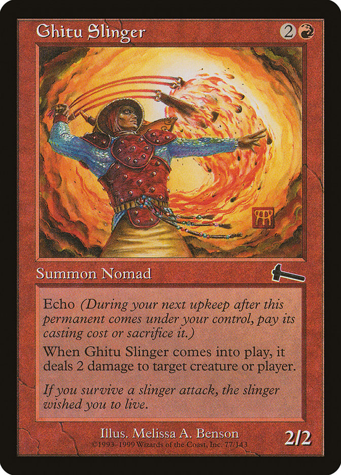 Ghitu Slinger [Urza's Legacy] MTG Single Magic: The Gathering | Red Claw Gaming