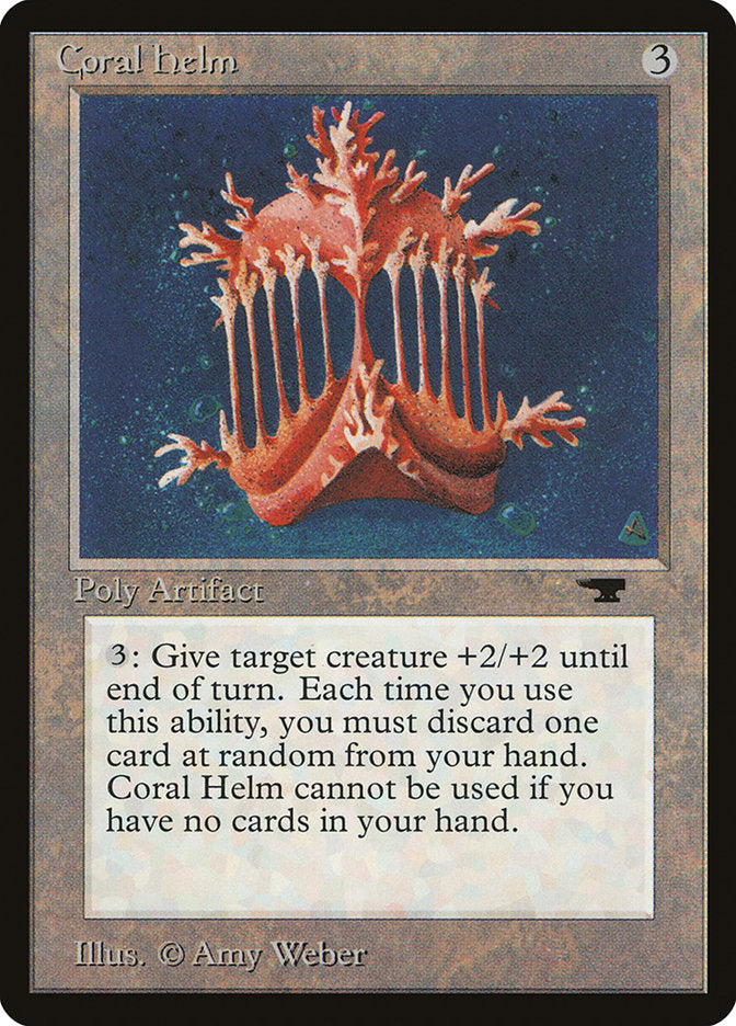 Coral Helm [Antiquities] MTG Single Magic: The Gathering | Red Claw Gaming