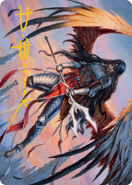 Liesa, Forgotten Archangel Art Card (Gold-Stamped Signature) [Innistrad: Midnight Hunt Art Series] MTG Single Magic: The Gathering | Red Claw Gaming