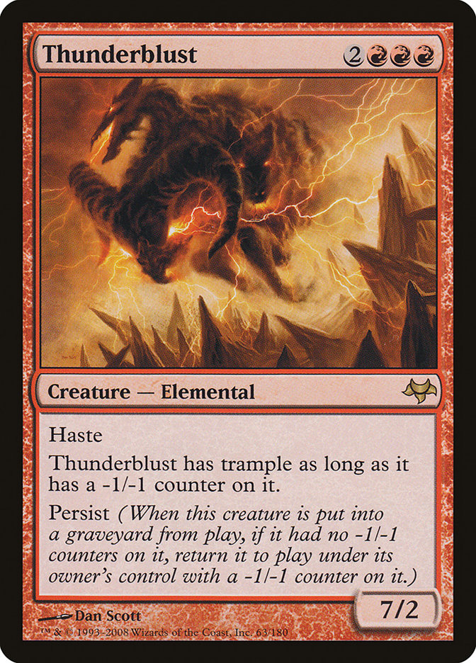 Thunderblust [Eventide] MTG Single Magic: The Gathering | Red Claw Gaming