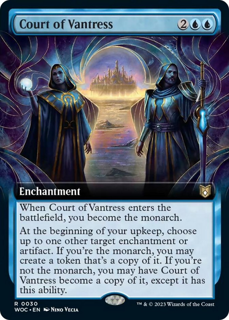 Court of Vantress (Extended Art) [Wilds of Eldraine Commander] MTG Single Magic: The Gathering | Red Claw Gaming