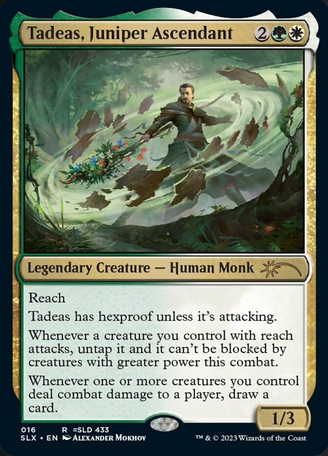 Tadeas, Juniper Ascendant [Secret Lair: Universes Within] MTG Single Magic: The Gathering | Red Claw Gaming