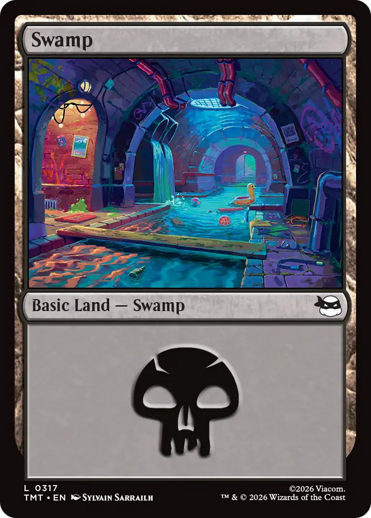 Swamp (0317) [Teenage Mutant Ninja Turtles] MTG Single Magic: The Gathering | Red Claw Gaming