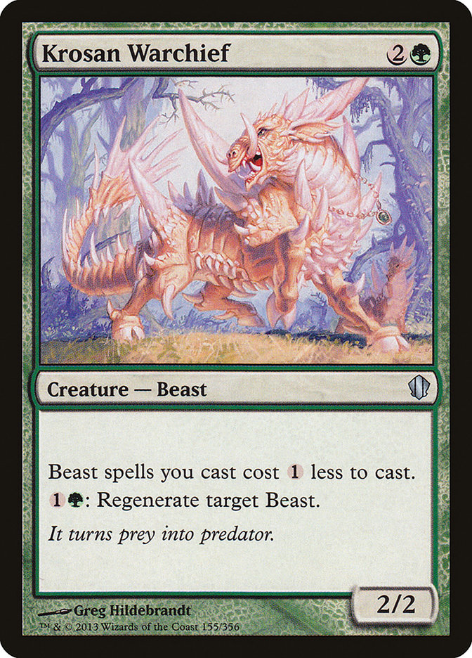 Krosan Warchief [Commander 2013] MTG Single Magic: The Gathering | Red Claw Gaming