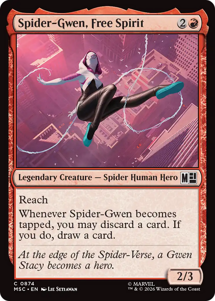 Spider-Gwen, Free Spirit [Marvel Super Heroes Commander] | Red Claw Gaming