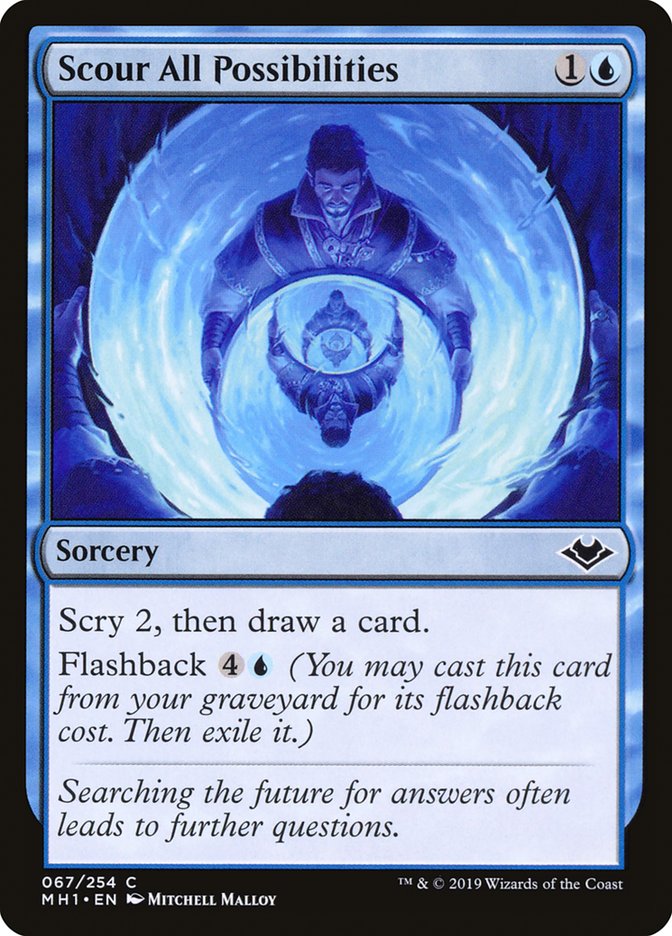 Scour All Possibilities [Modern Horizons] MTG Single Magic: The Gathering    | Red Claw Gaming