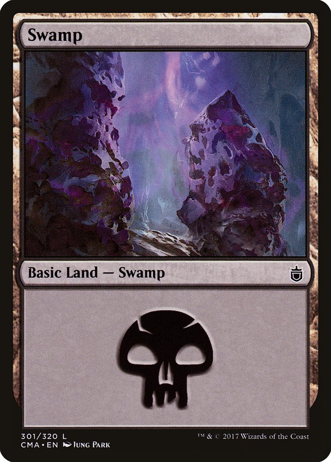 Swamp (301) [Commander Anthology] MTG Single Magic: The Gathering | Red Claw Gaming