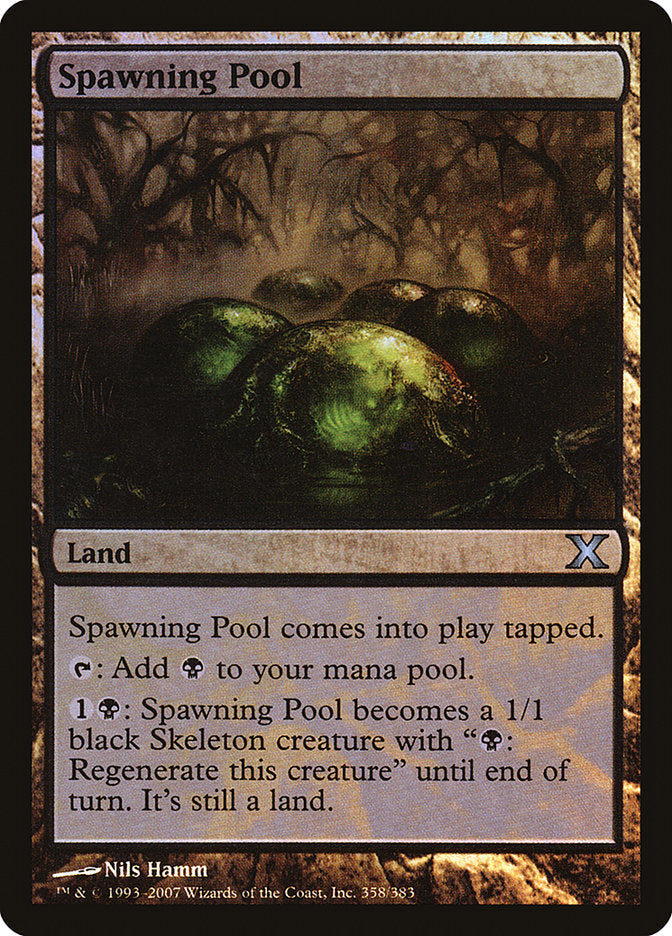 Spawning Pool (Premium Foil) [Tenth Edition] MTG Single Magic: The Gathering | Red Claw Gaming