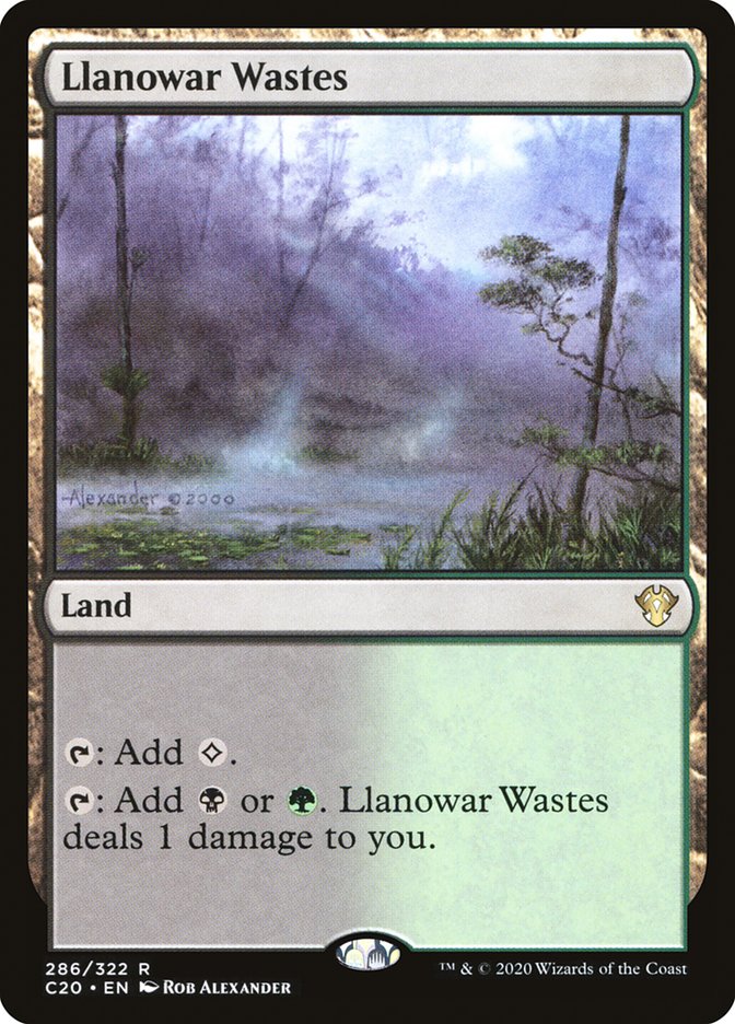 Llanowar Wastes [Commander 2020] MTG Single Magic: The Gathering | Red Claw Gaming
