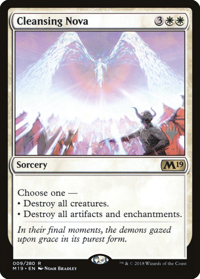 Cleansing Nova (Promo Pack) [Core Set 2019 Promos] MTG Single Magic: The Gathering | Red Claw Gaming