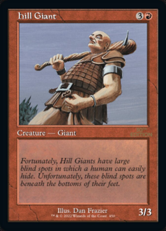 Hill Giant (Retro) [30th Anniversary Edition] MTG Single Magic: The Gathering | Red Claw Gaming