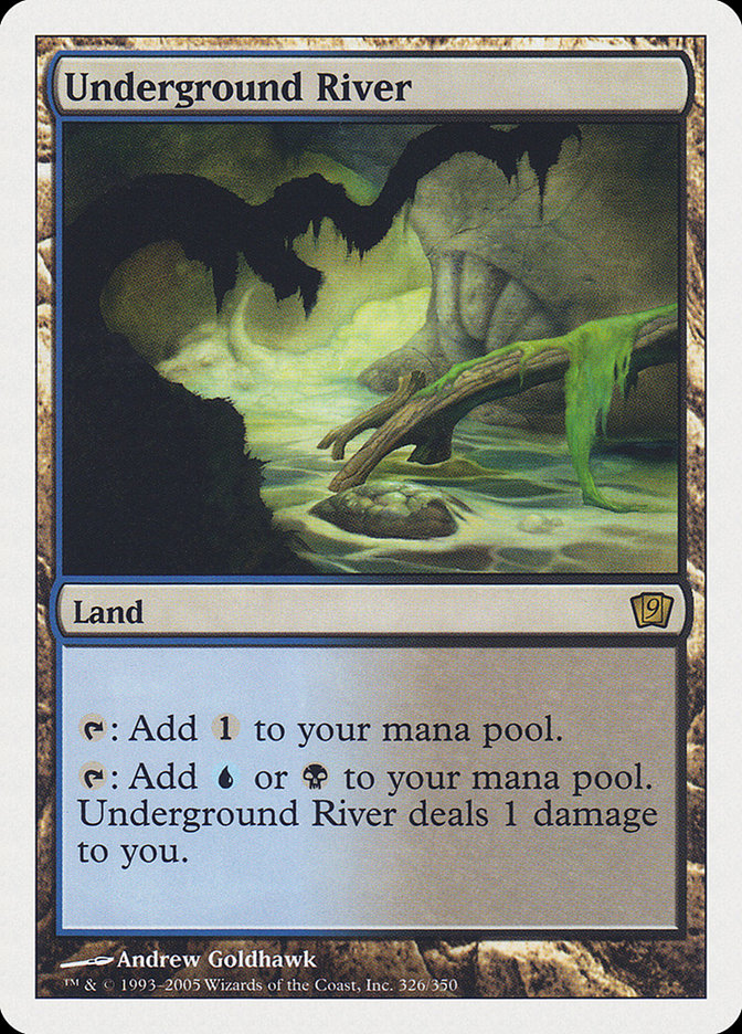 Underground River [Ninth Edition] MTG Single Magic: The Gathering | Red Claw Gaming