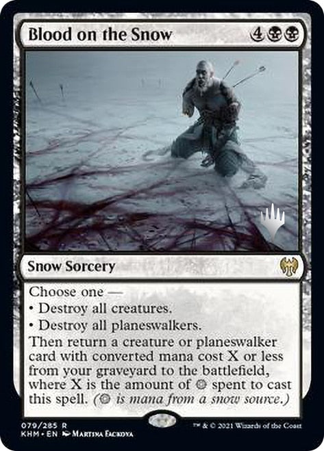 Blood on the Snow (Promo Pack) [Kaldheim Promos] MTG Single Magic: The Gathering | Red Claw Gaming