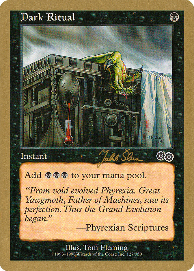 Dark Ritual (Jakub Slemr) [World Championship Decks 1999] MTG Single Magic: The Gathering | Red Claw Gaming