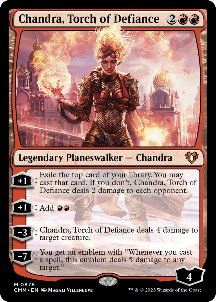 Chandra, Torch of Defiance [Commander Masters] MTG Single Magic: The Gathering    | Red Claw Gaming