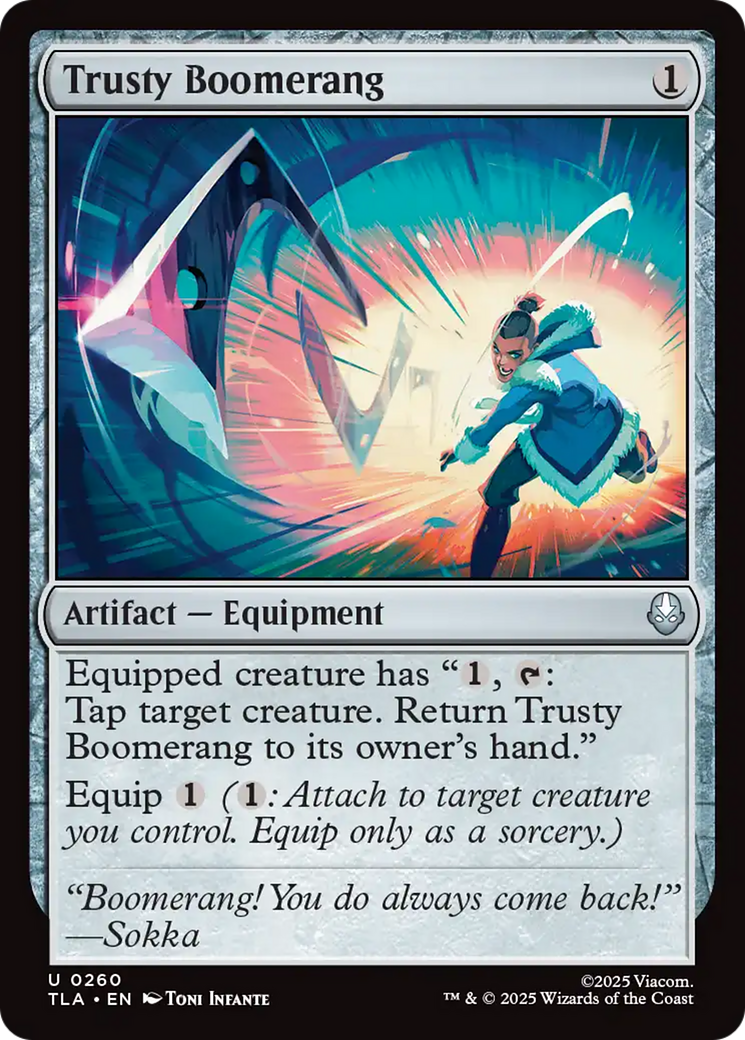 Trusty Boomerang [Avatar: The Last Airbender] MTG Single Magic: The Gathering | Red Claw Gaming
