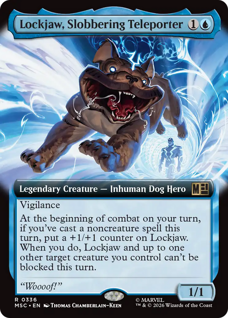 Lockjaw, Slobbering Teleporter (Extended Art) [Marvel Super Heroes Commander] | Red Claw Gaming
