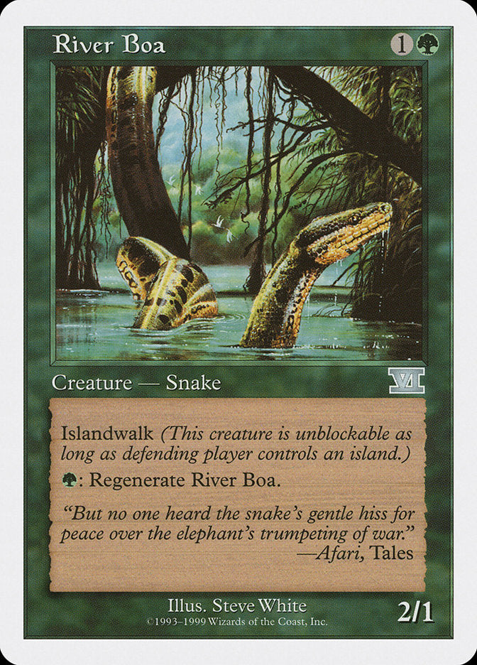 River Boa [Battle Royale] MTG Single Magic: The Gathering | Red Claw Gaming
