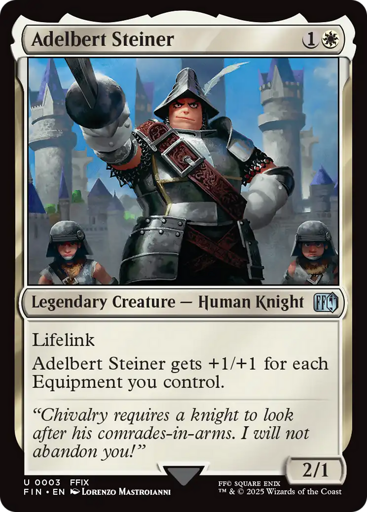 Adelbert Steiner [FINAL FANTASY] MTG Single Magic: The Gathering | Red Claw Gaming