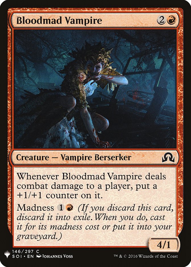 Bloodmad Vampire [Mystery Booster] MTG Single Magic: The Gathering | Red Claw Gaming