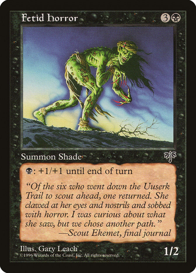 Fetid Horror [Mirage] MTG Single Magic: The Gathering | Red Claw Gaming