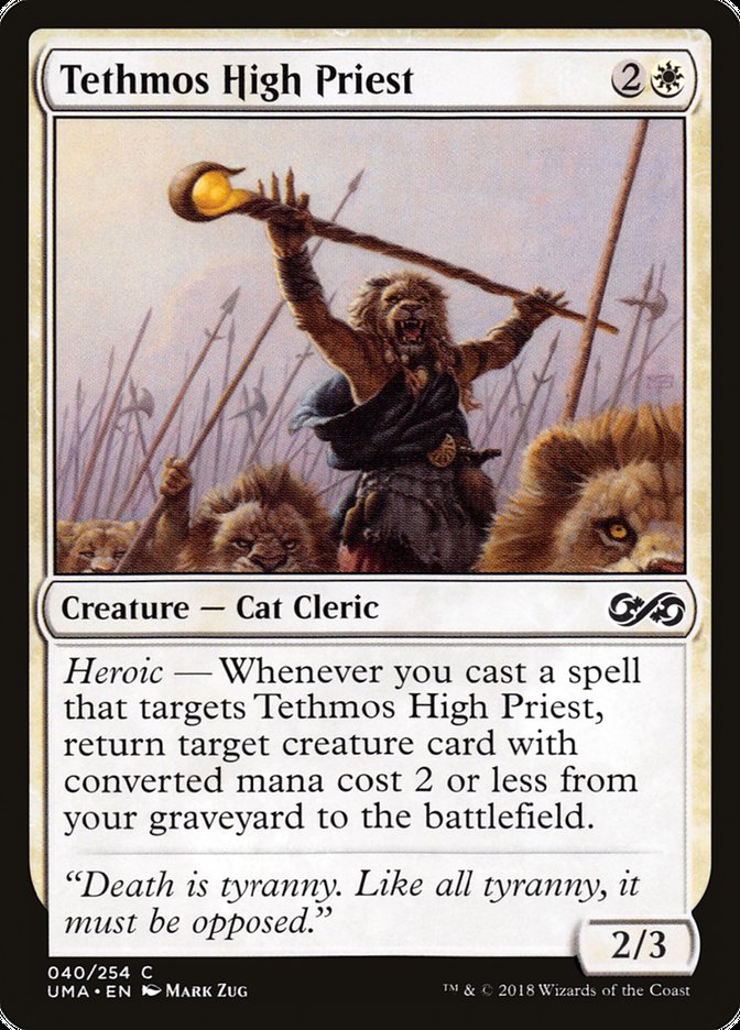 Tethmos High Priest [Ultimate Masters] MTG Single Magic: The Gathering | Red Claw Gaming