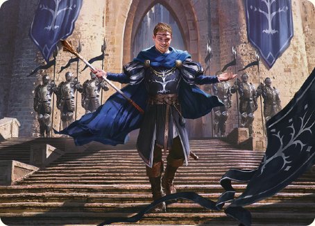 Faramir, Steward of Gondor Art Card [The Lord of the Rings: Tales of Middle-earth Art Series] MTG Single Magic: The Gathering | Red Claw Gaming