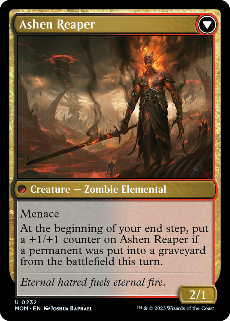 Invasion of Azgol // Ashen Reaper [March of the Machine] MTG Single Magic: The Gathering    | Red Claw Gaming