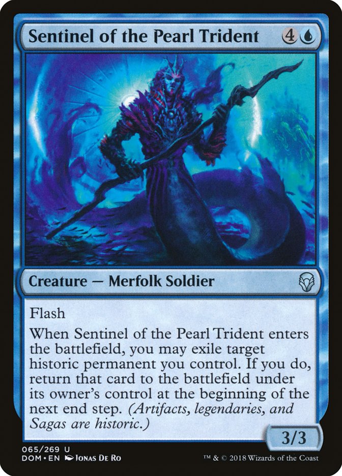 Sentinel of the Pearl Trident [Dominaria] MTG Single Magic: The Gathering | Red Claw Gaming