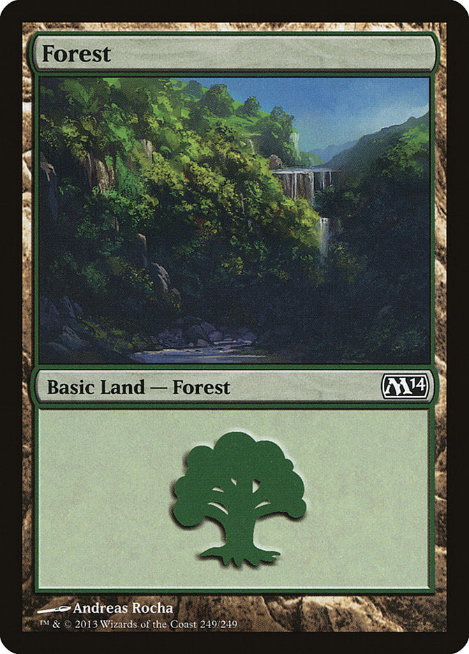 Forest (249) [Magic 2014] MTG Single Magic: The Gathering | Red Claw Gaming