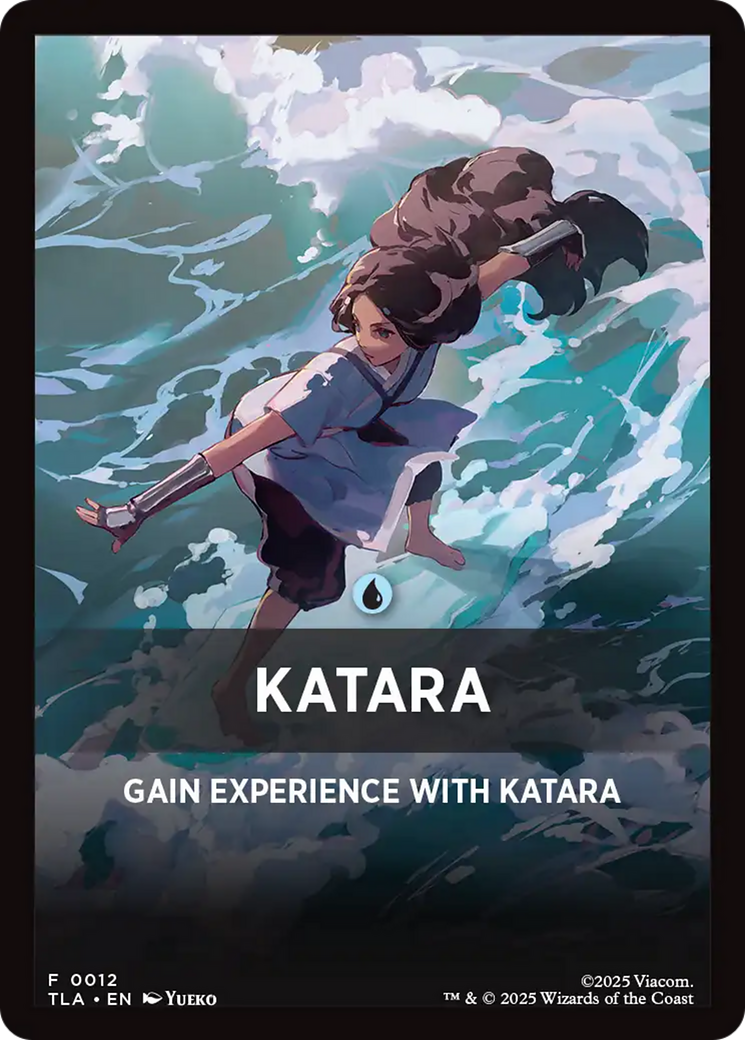 Katara Theme Card [Avatar: The Last Airbender Tokens] MTG Single Magic: The Gathering | Red Claw Gaming