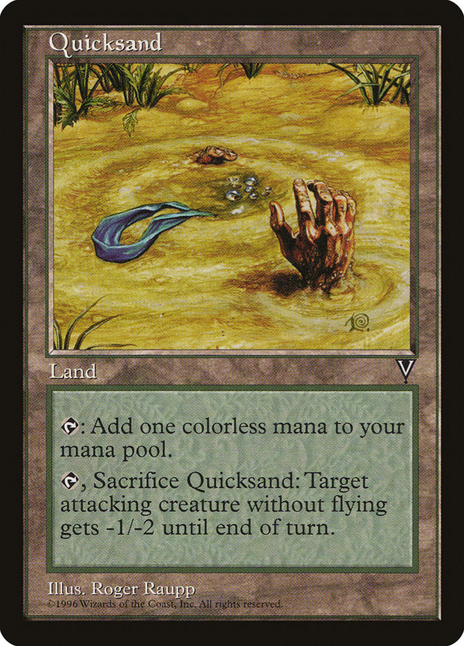Quicksand [Visions] MTG Single Magic: The Gathering | Red Claw Gaming