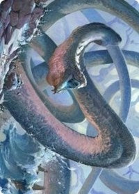 Koma, Cosmos Serpent 1 Art Card [Kaldheim Art Series] MTG Single Magic: The Gathering | Red Claw Gaming
