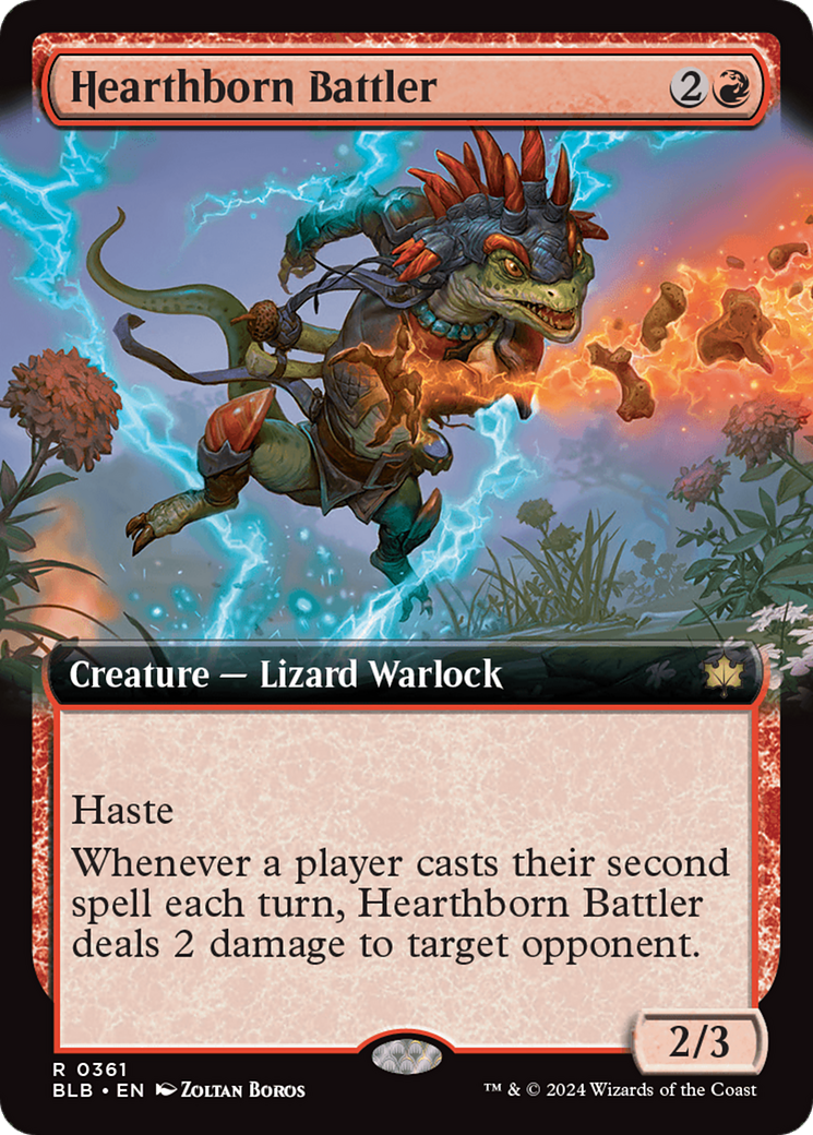 Hearthborn Battler (Extended Art) [Bloomburrow] MTG Single Magic: The Gathering | Red Claw Gaming