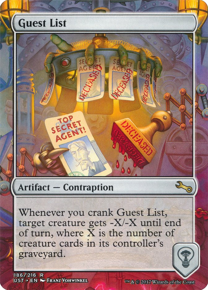 Guest List [Unstable] MTG Single Magic: The Gathering | Red Claw Gaming