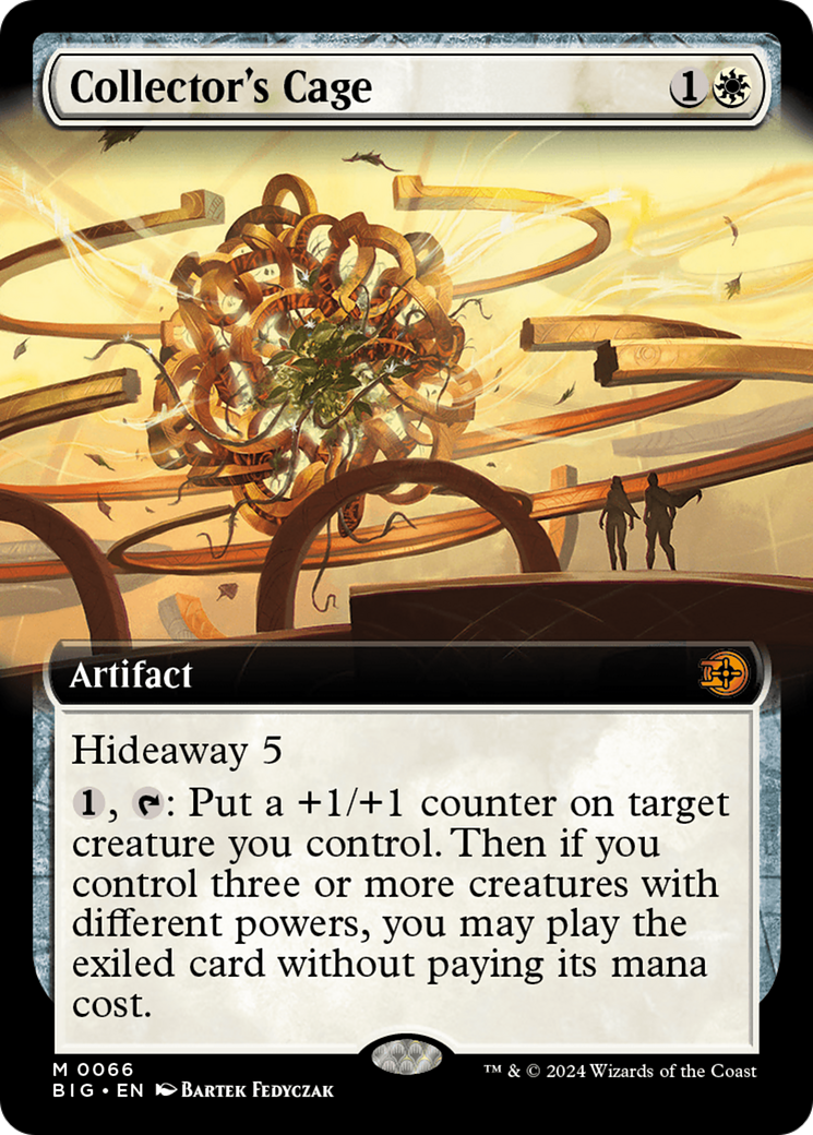 Collector's Cage (Extended Art) [Outlaws of Thunder Junction: The Big Score] MTG Single Magic: The Gathering | Red Claw Gaming