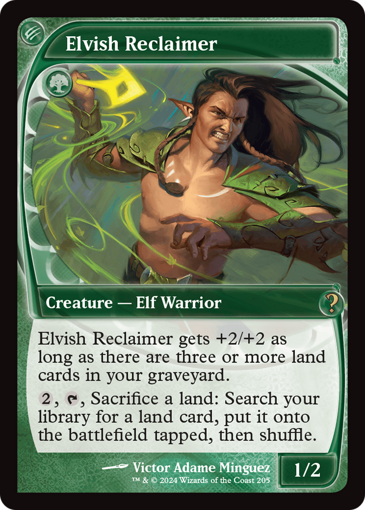 Elvish Reclaimer (Future Sight) [Mystery Booster 2] MTG Single Magic: The Gathering | Red Claw Gaming