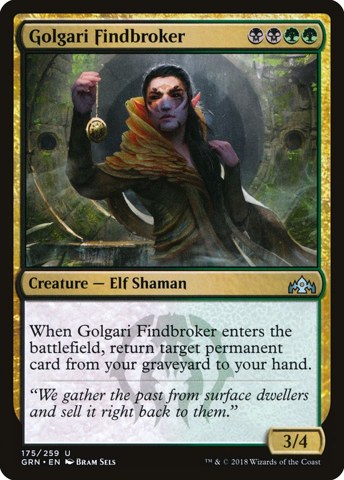 Golgari Findbroker [Guilds of Ravnica] MTG Single Magic: The Gathering | Red Claw Gaming