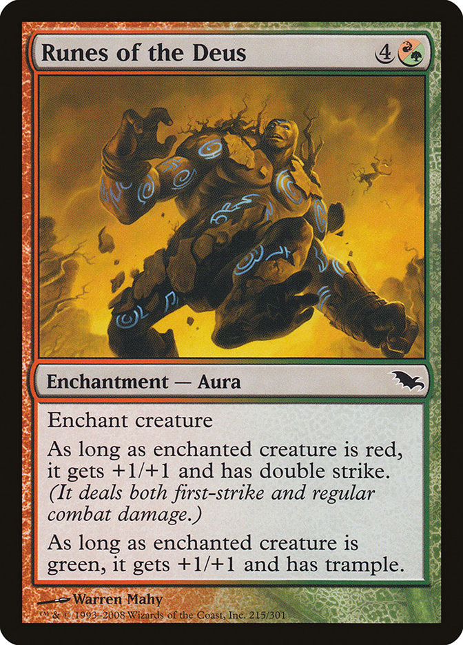 Runes of the Deus [Shadowmoor] MTG Single Magic: The Gathering | Red Claw Gaming