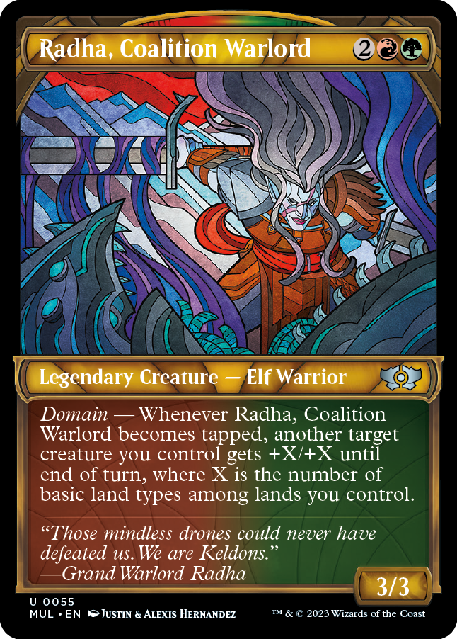 Radha, Coalition Warlord [Multiverse Legends] MTG Single Magic: The Gathering | Red Claw Gaming