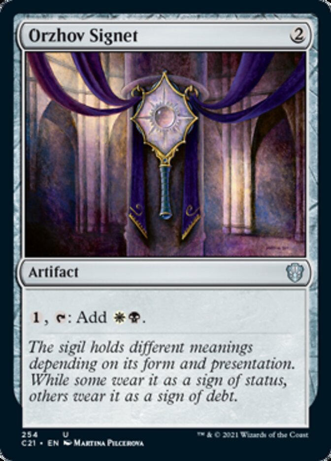 Orzhov Signet [Commander 2021] MTG Single Magic: The Gathering | Red Claw Gaming
